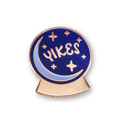 Yikes Crystal Ball Enamel Pin