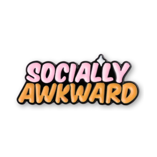 Socially Awkward Enamel Pin