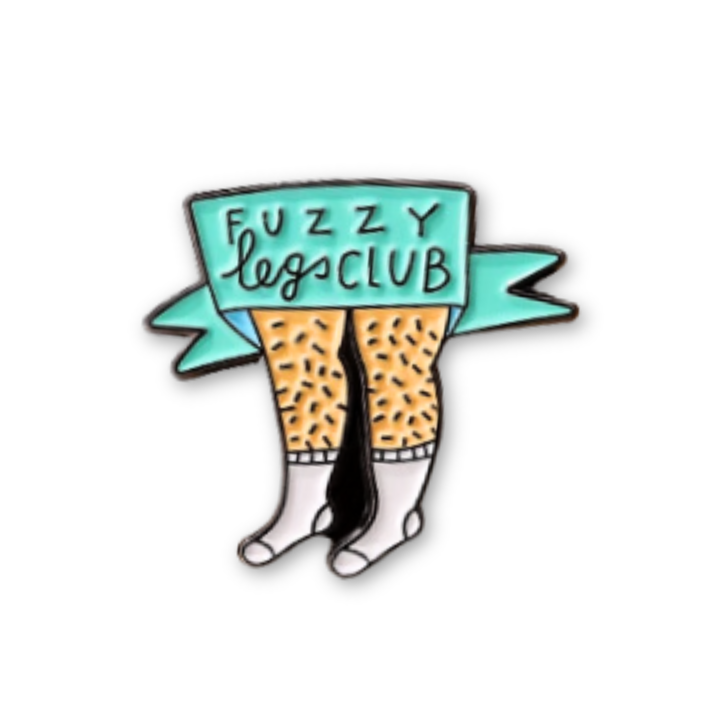 Fuzzy Legs Club Enamel Pin