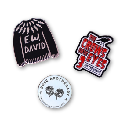 Ew, David! Schitt's Creek Deluxe Enamel Pin Bundle