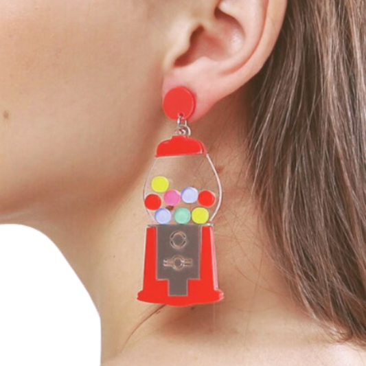 Gumball Machine Acrylic Dangles