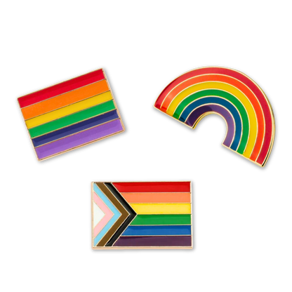 Rainbow Pride Classic Enamel Pin Bundle