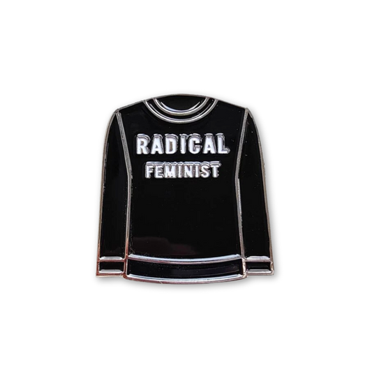 David's Sweater Radical Feminist Enamel Pin