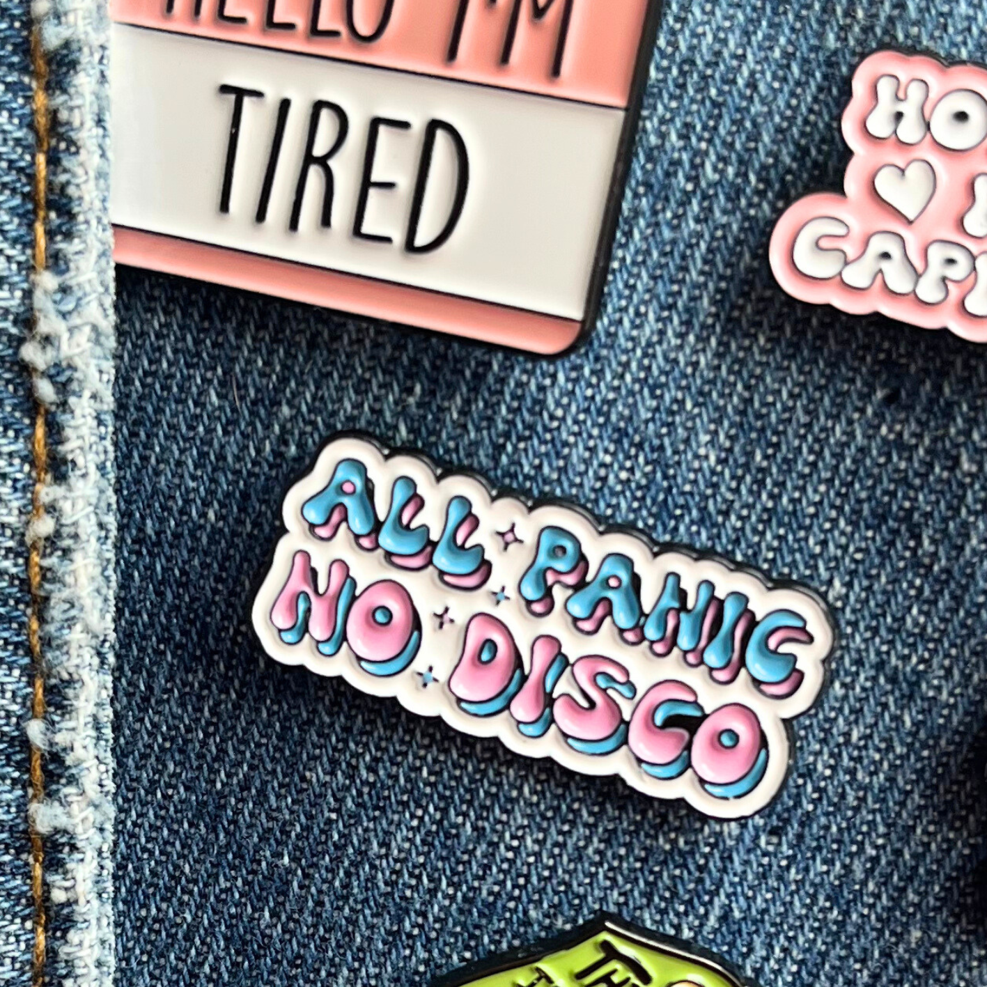 All Panic No Disco Enamel Pin