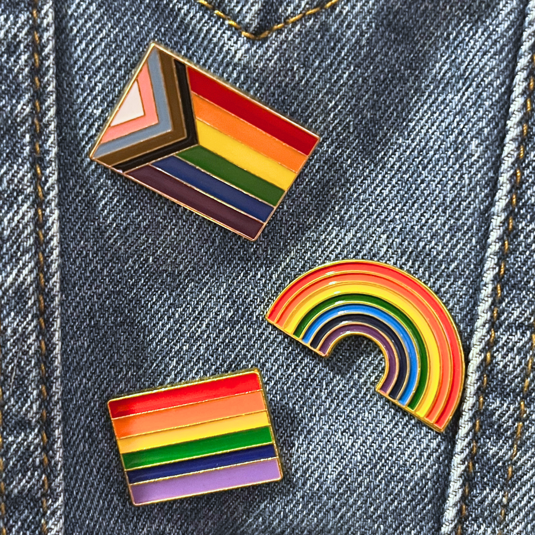 Rainbow Pride Classic Enamel Pin Bundle