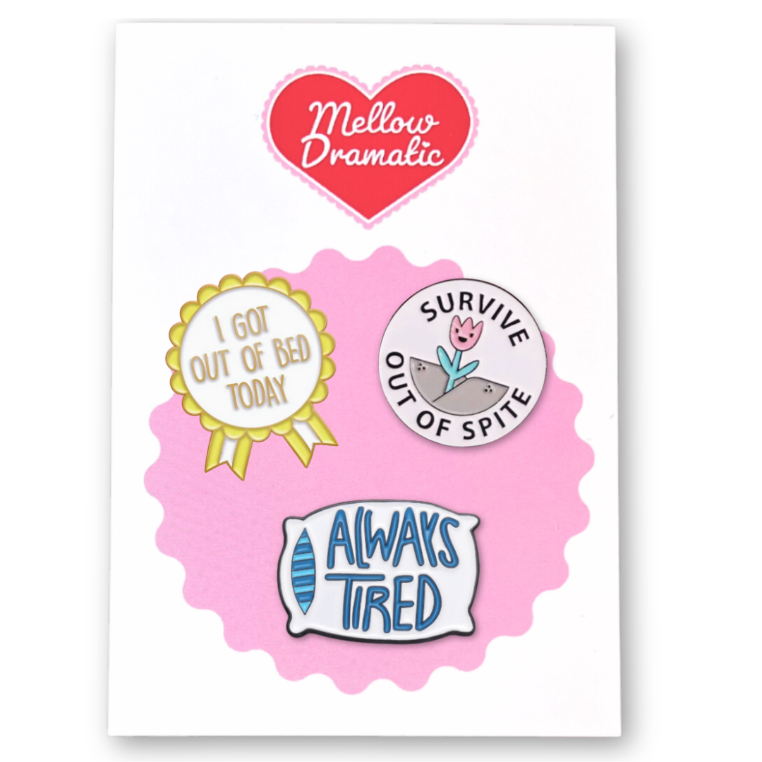 Depression Enamel Pin Bundle