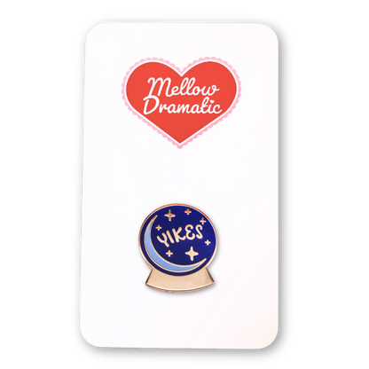 Yikes Crystal Ball Enamel Pin