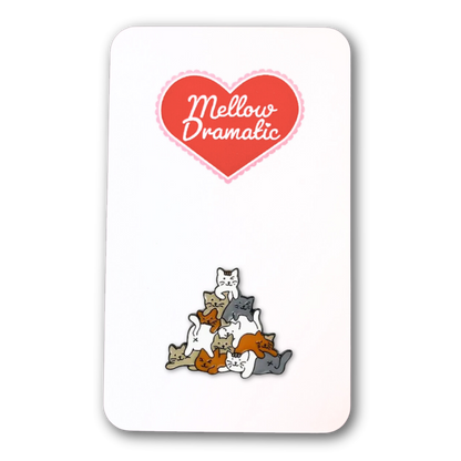 Stack O' Cats Enamel Pin